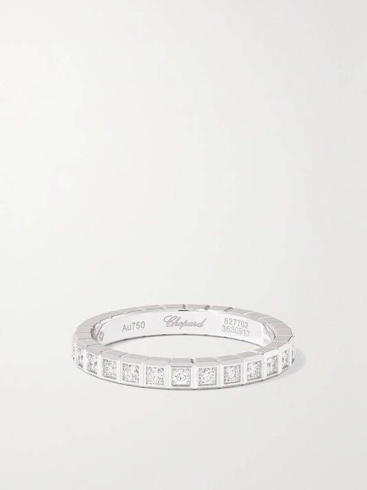 Chopard Ice Cube 18-karat White Gold Diamond Ring