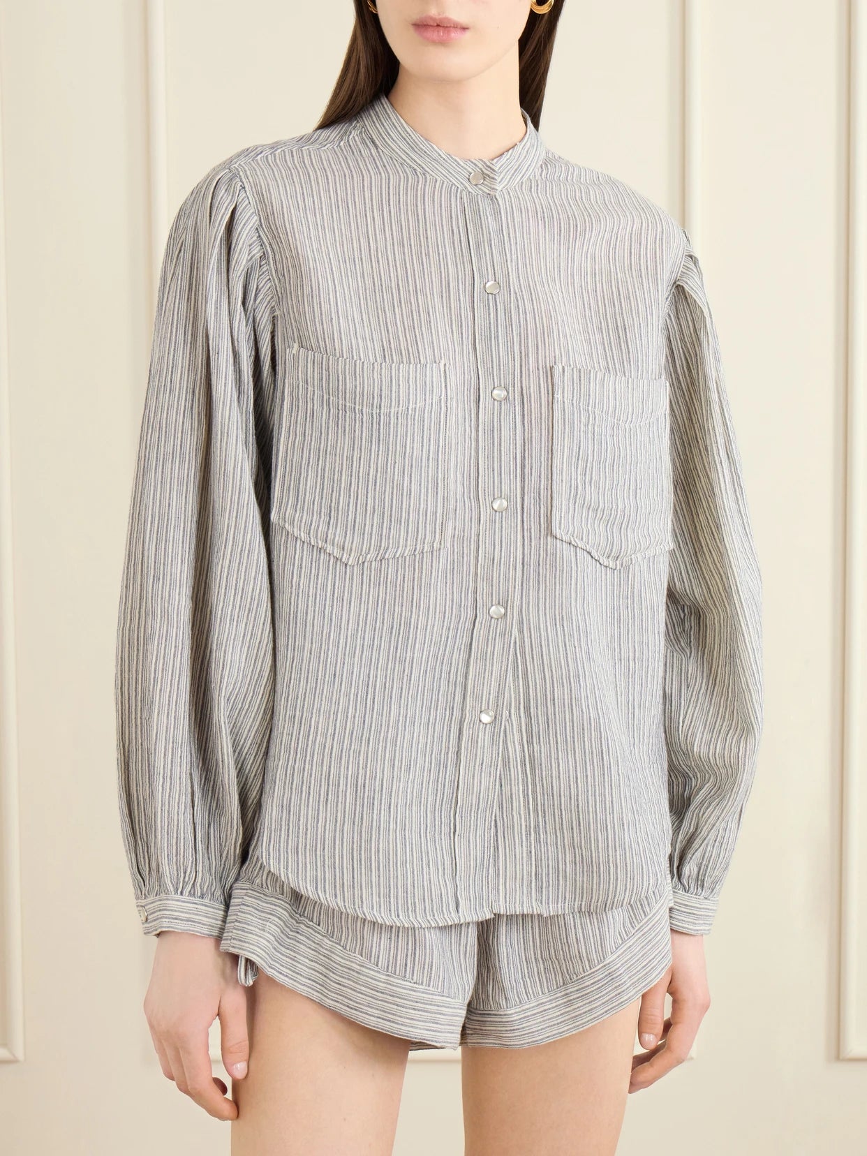 Selvia Striped Cotton Shirt
