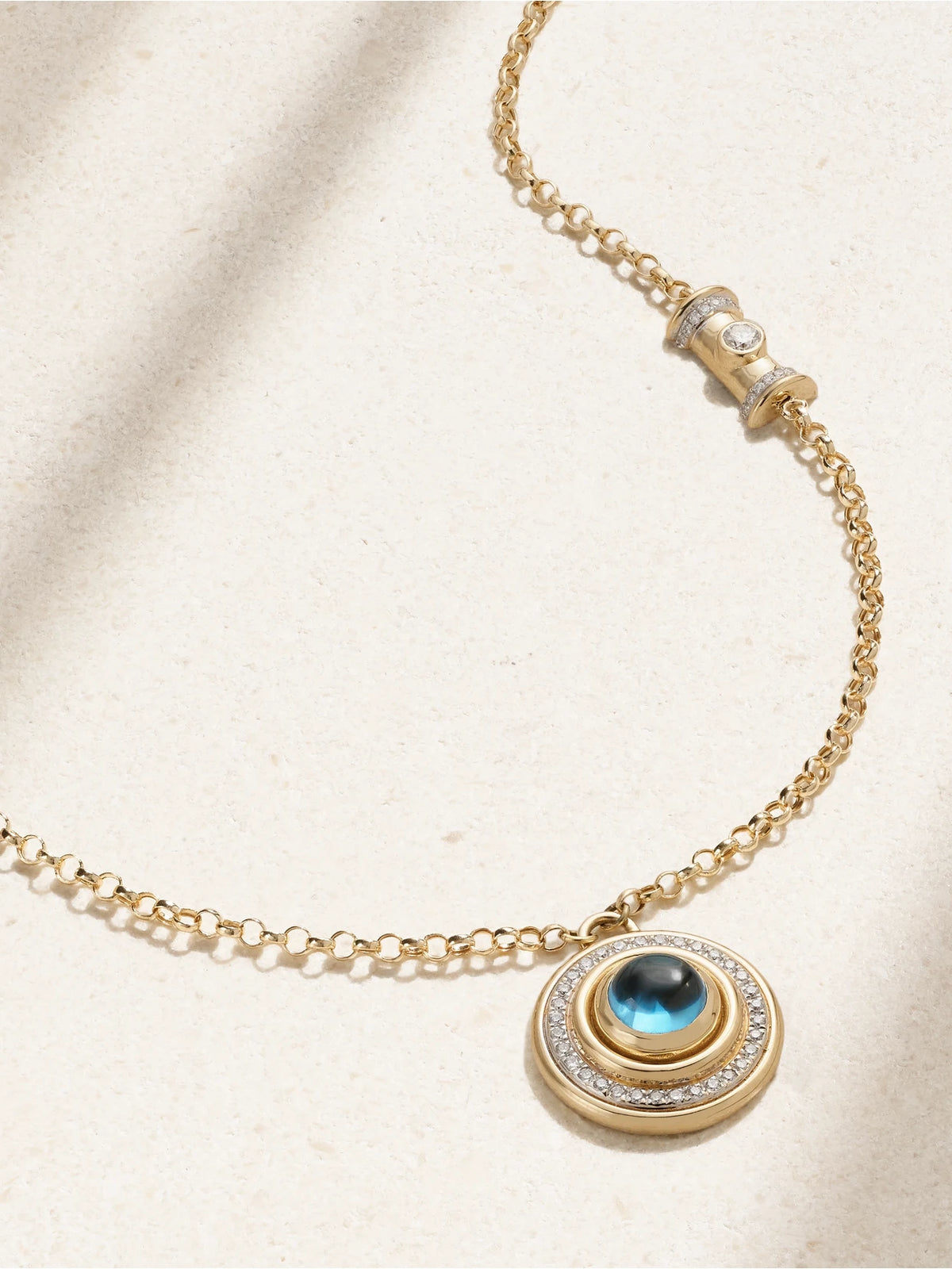 The Warrior Mimmette 18-karat Gold Diamond Necklace