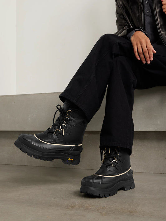 Sorel Caribou Horizon Fleece-trimmed Gore-tex Ankle Boots