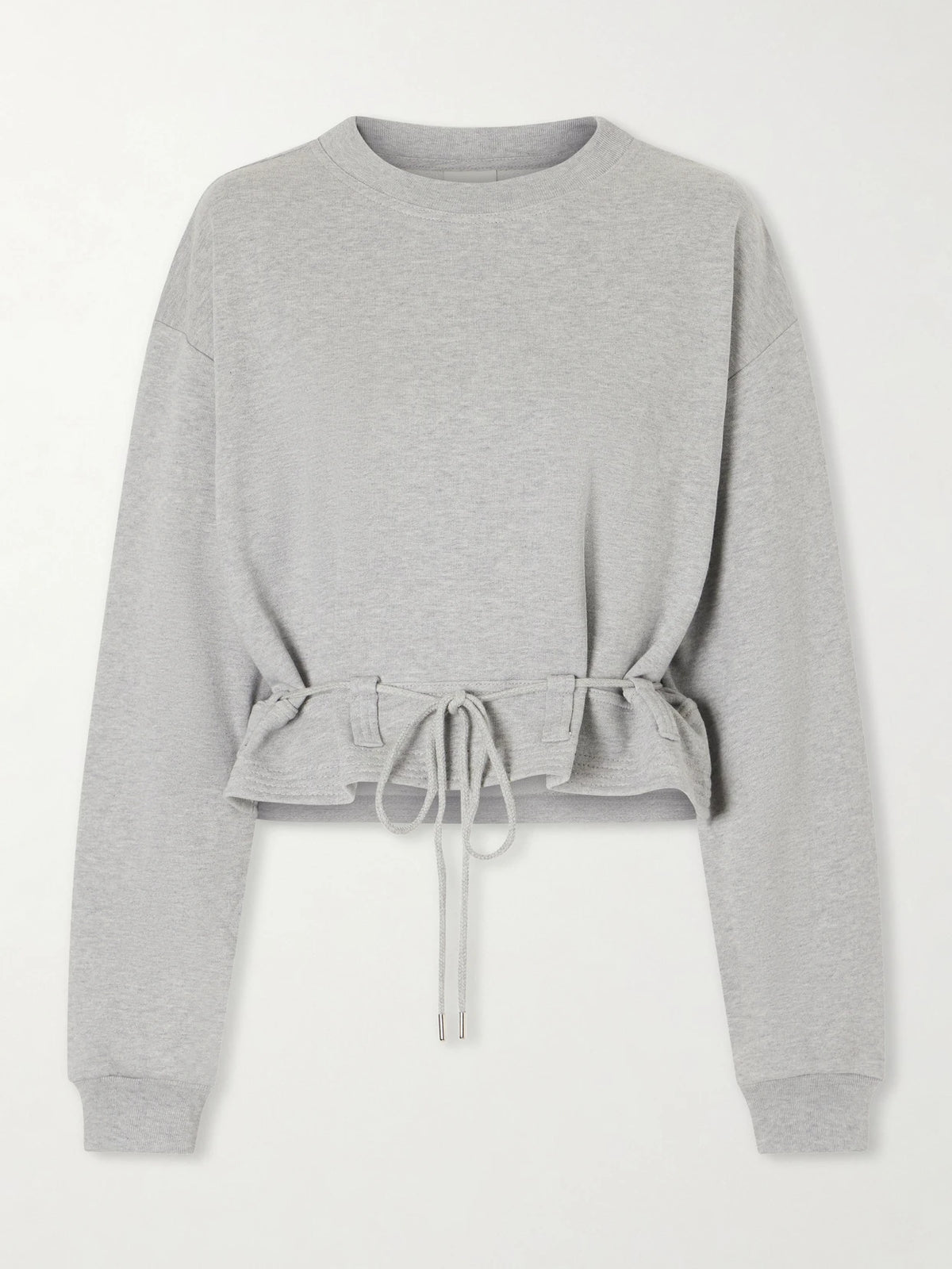 Ruffled Cotton-jersey Sweatshirt