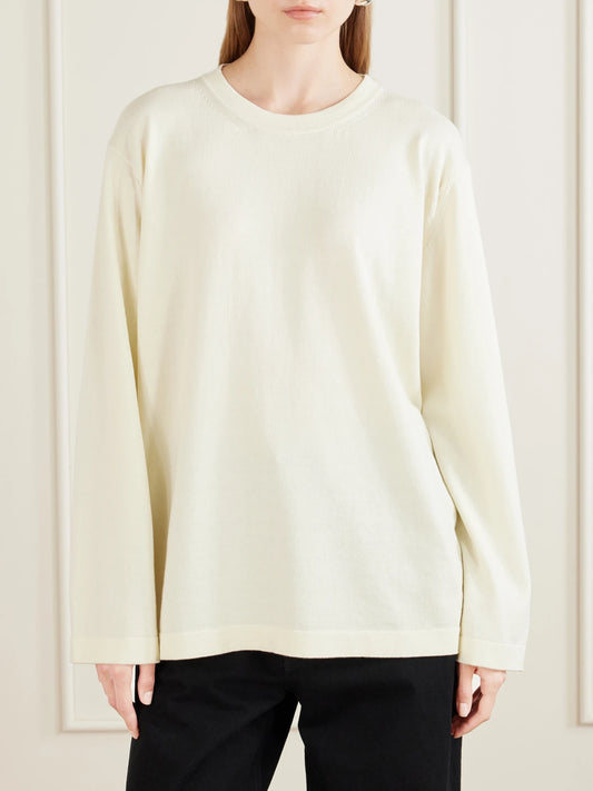 T-knit Cotton-jersey Sweater