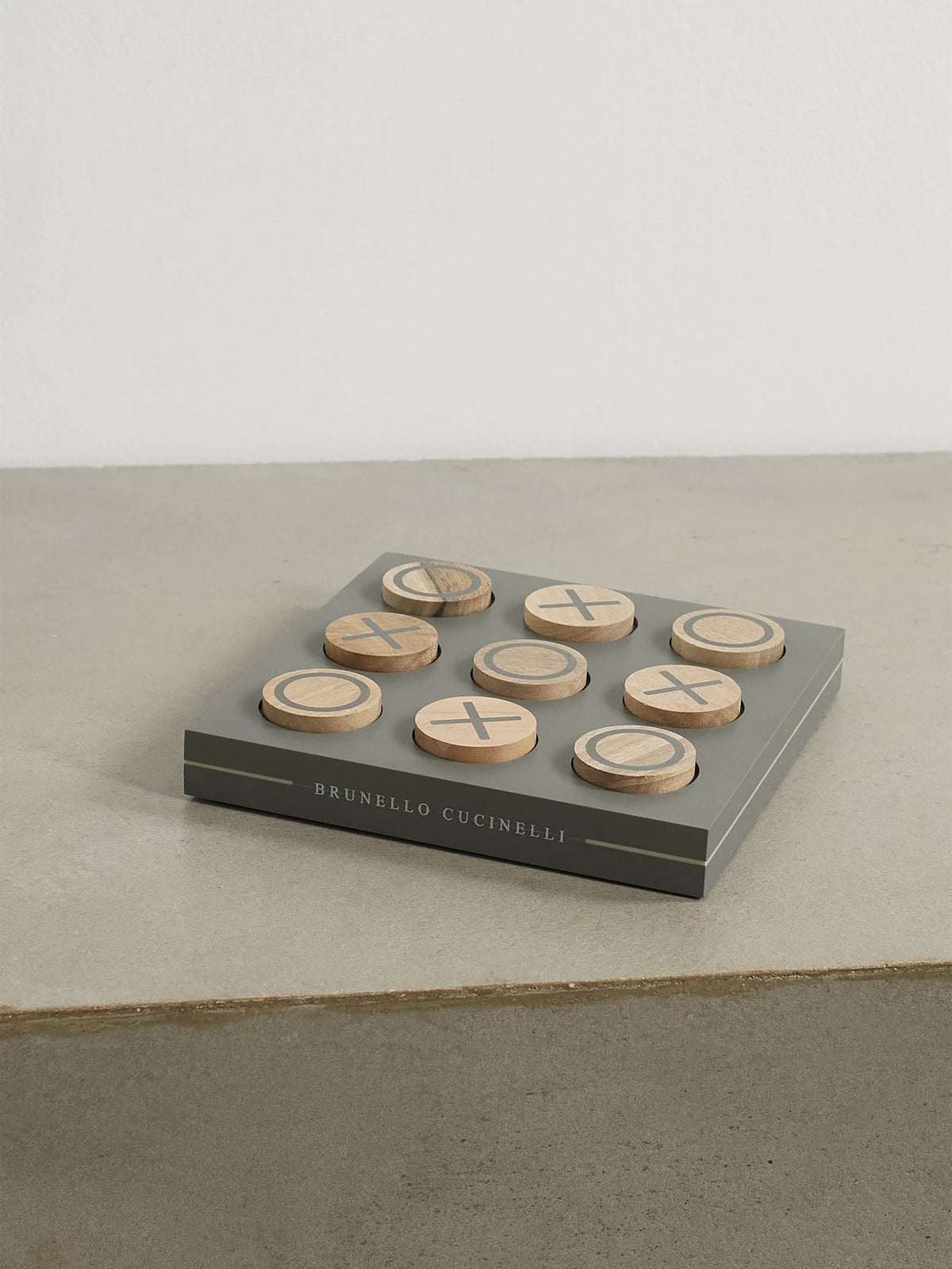 Walnut Wood And Krion Noughts And Crosses Set