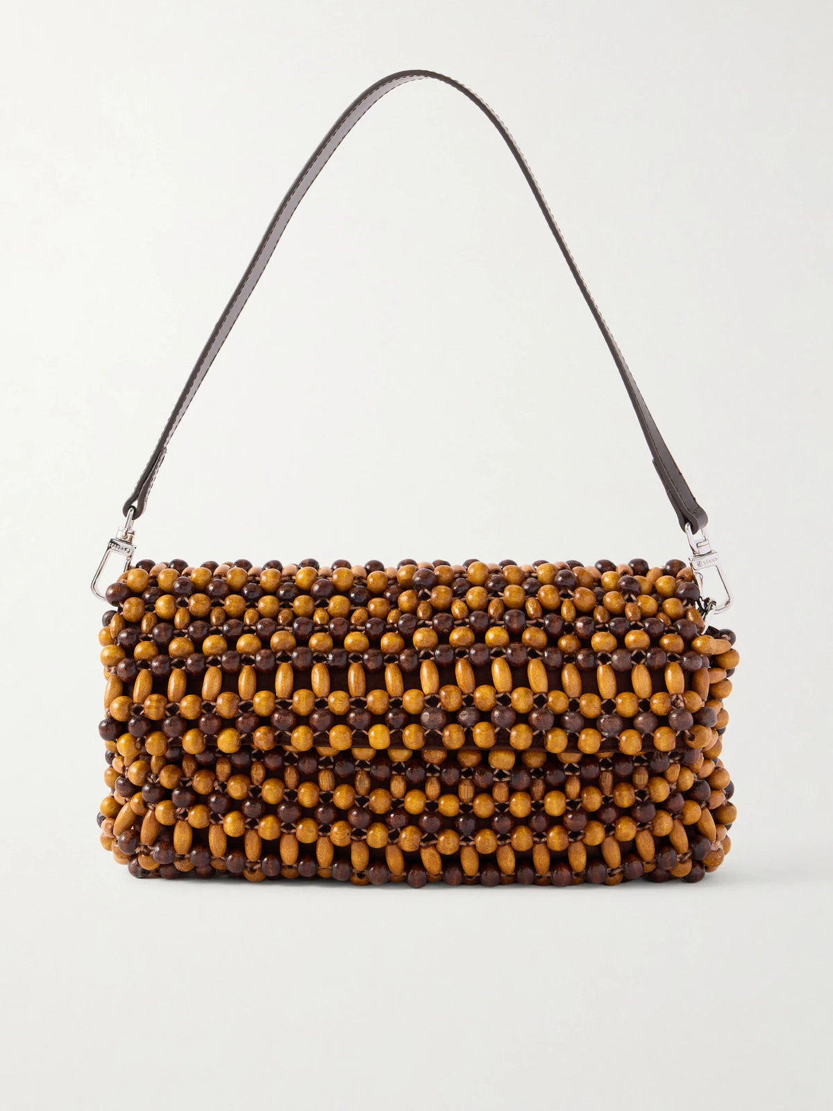 Timmy Wooden-beaded Shoulder Bag