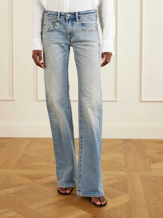 Boy Flare Low-rise Jeans