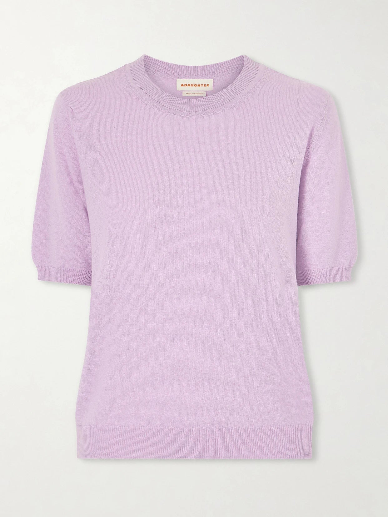 Emer Cropped Cashmere And Cotton-blend T-shirt