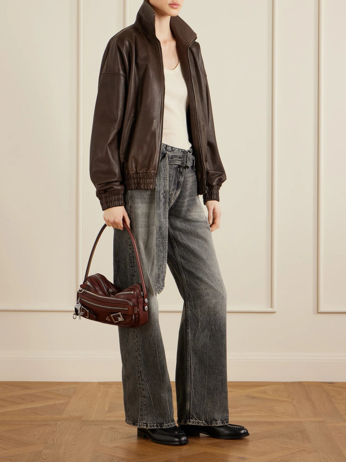 Camero Party Leather Shoulder Bag