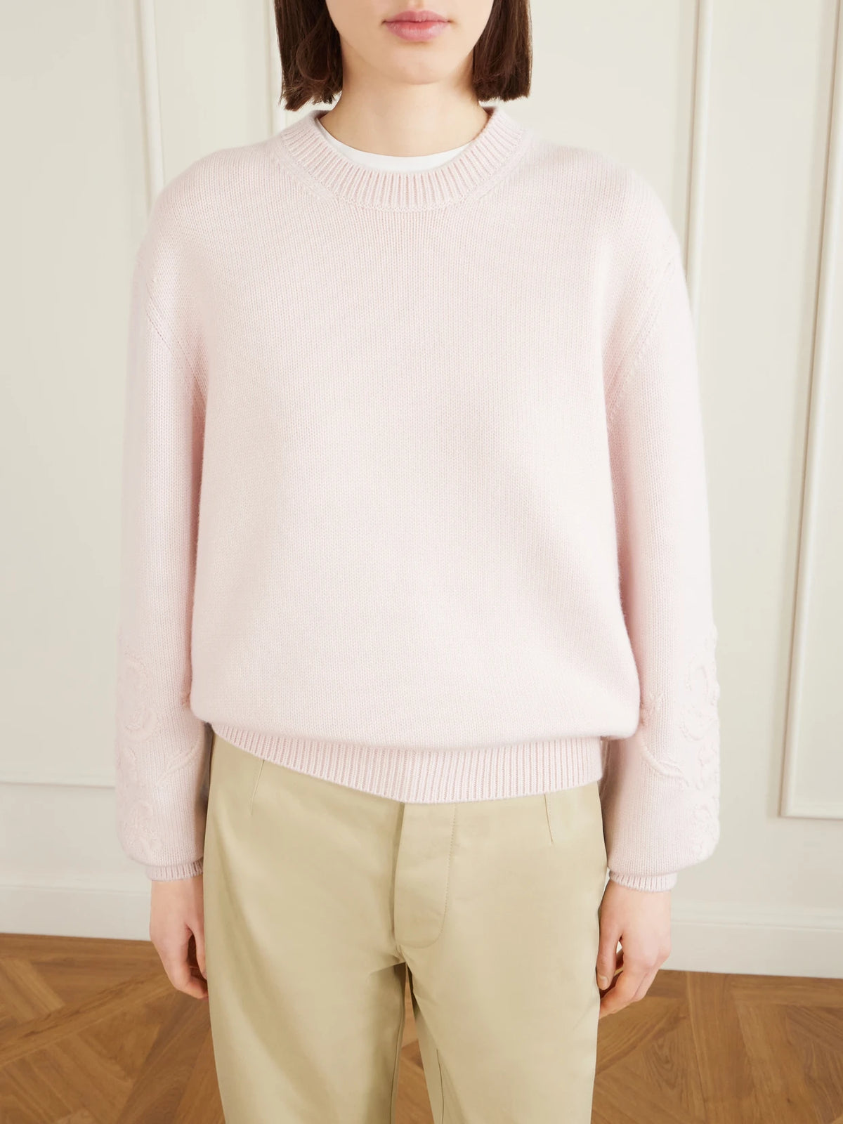 Loro Piana Embroidered Cashmere Sweater