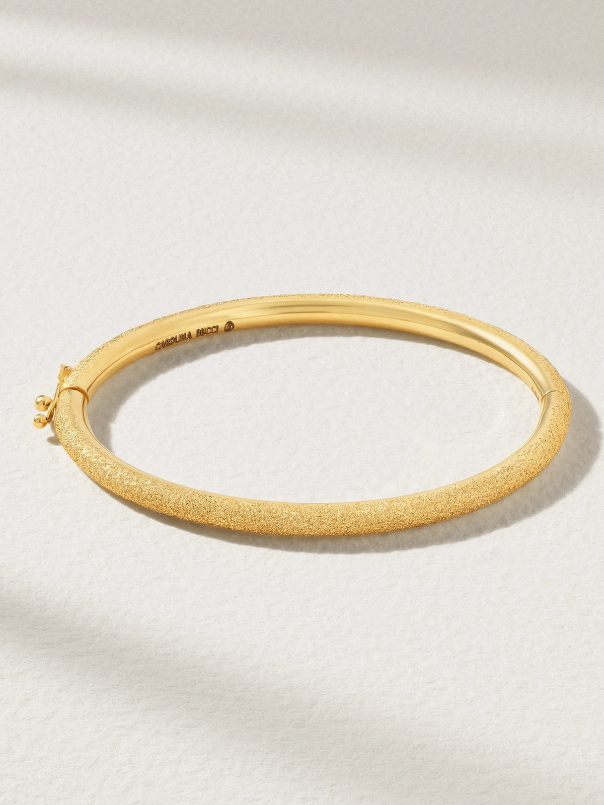 Florentine Finish 18-karat Gold Bracelet
