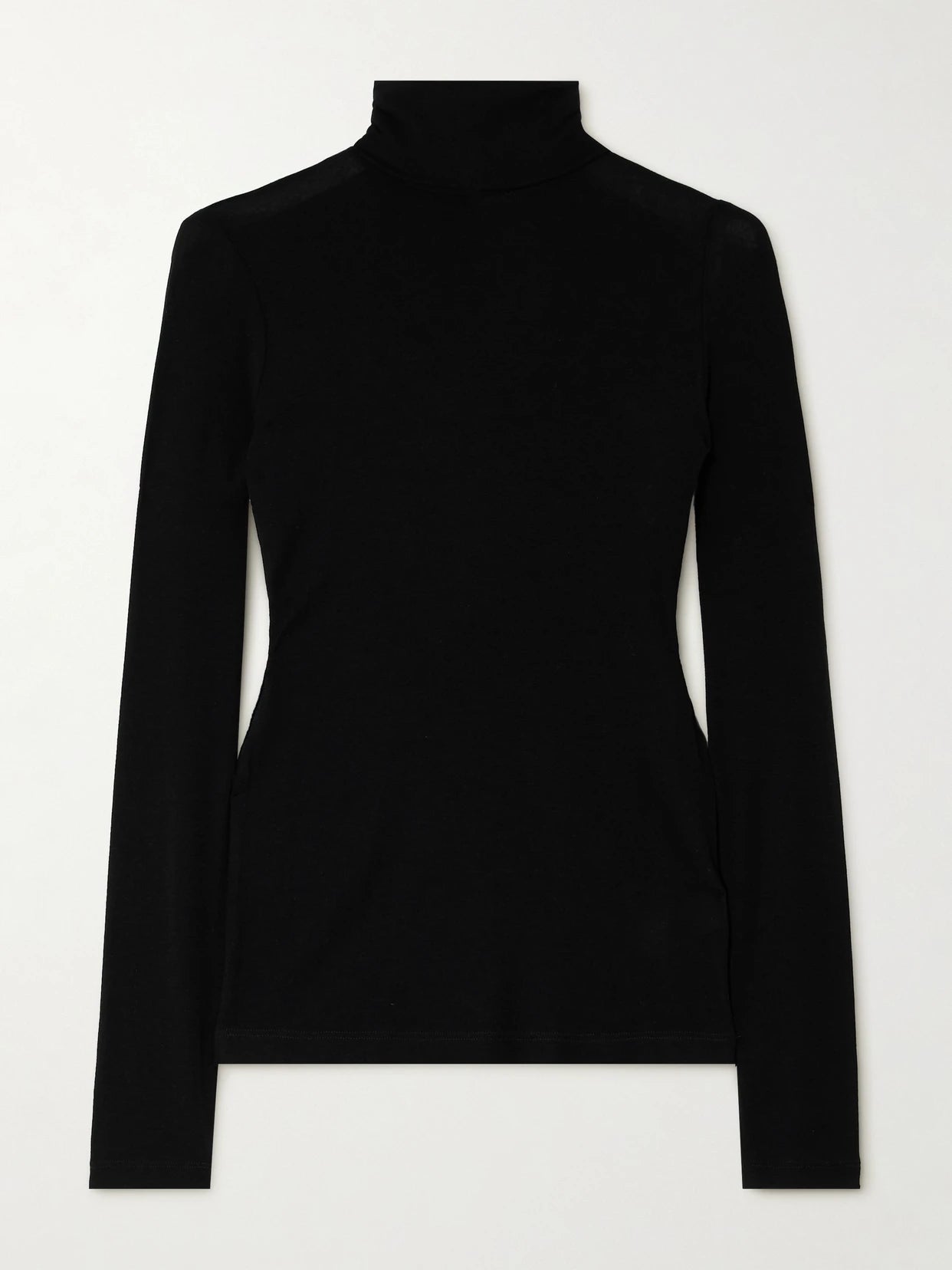 Pascale Stretch-lyocell Turtleneck Top
