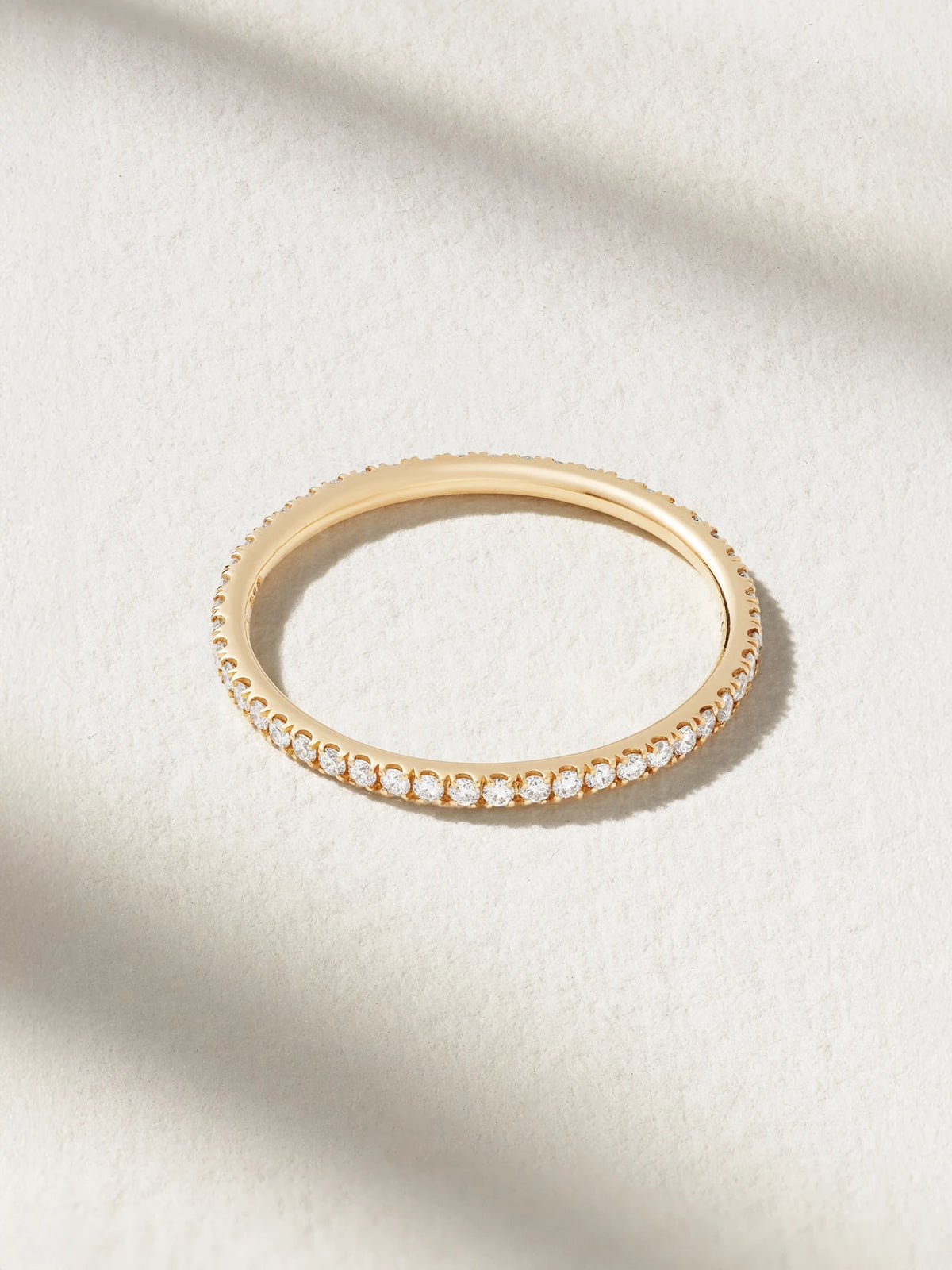 Thread 18-karat Gold Diamond Eternity Ring