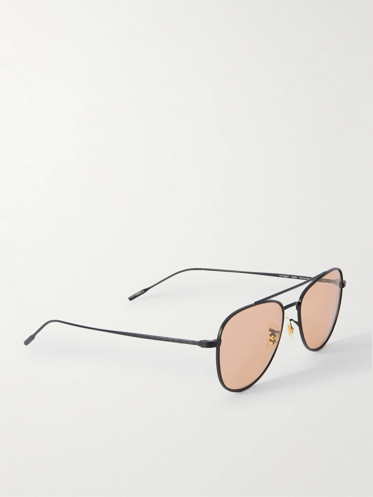 Aviator-style Metal Sunglasses
