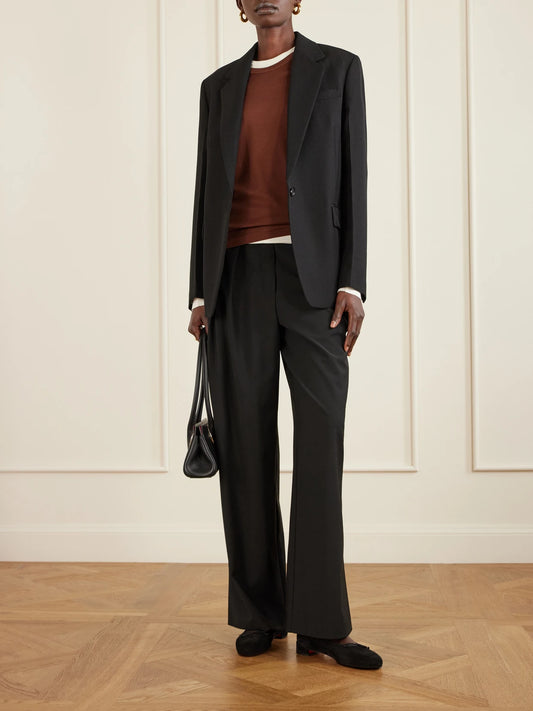 Image of Flats. Product name - Sweetie Jane Suede Ballet Flats in Black colour by brand - Christian Louboutin