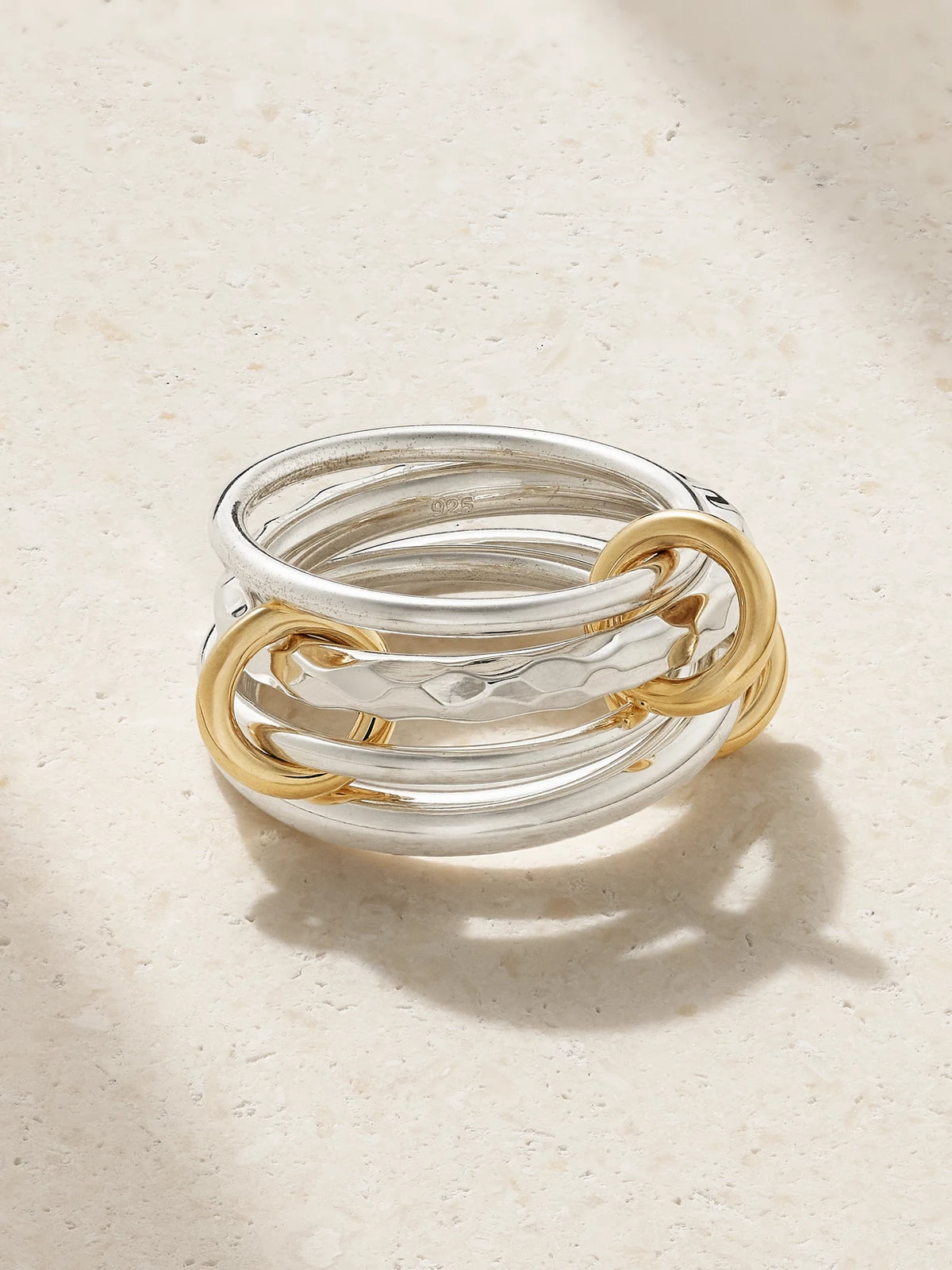Cici Petite Sterling Silver And 18-karat Gold Ring