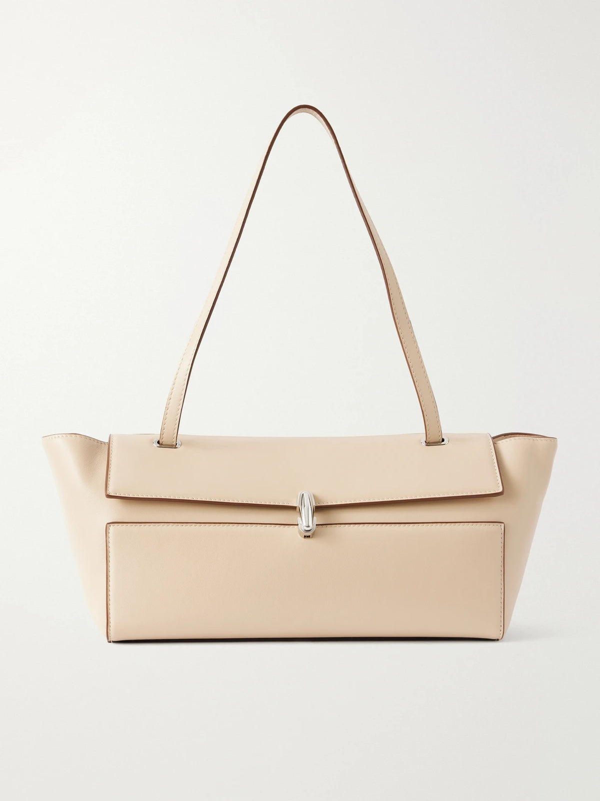 Symmetry Trapeze Leather Shoulder Bag
