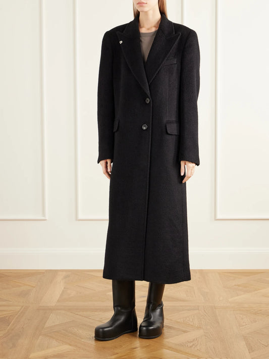 Image of Boots. Product name - Defender 15 Leather Over-the-knee Boots in Black colour by brand - CHRISTEN