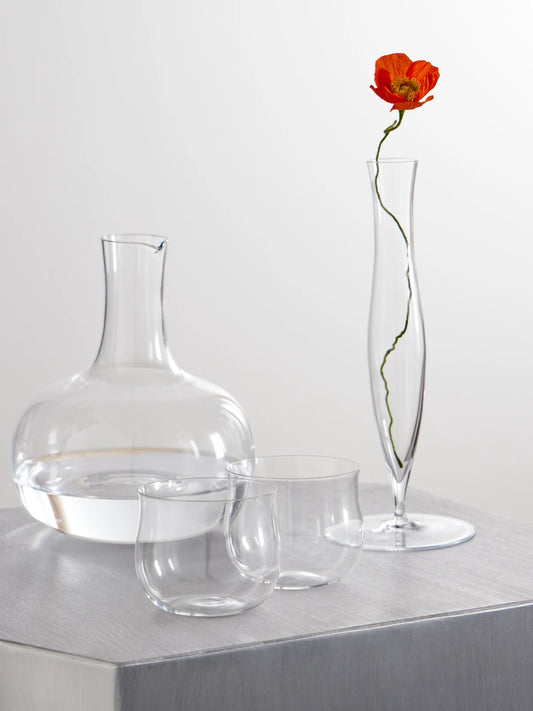 Image of Tableware. Product name - Set Of Two Crystal Glass Tumblers in Clear colour by brand - LOBMEYR