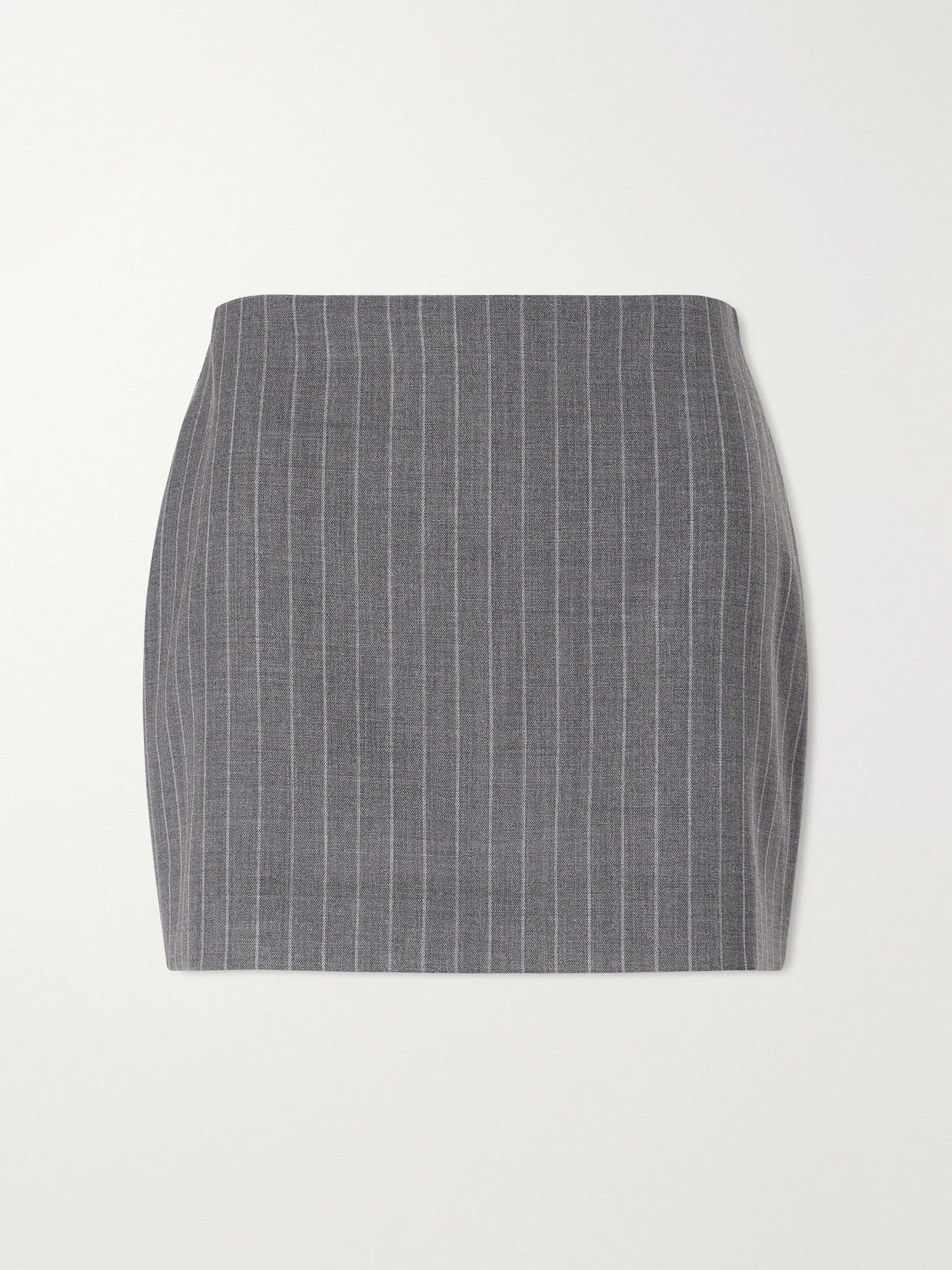 Striped Wool Mini Skirt