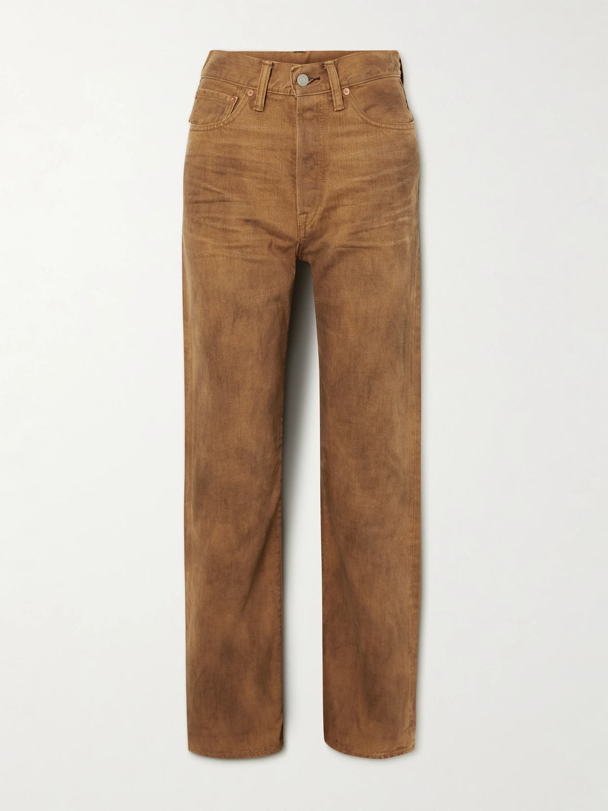 RRL High-rise Straight-leg Jeans