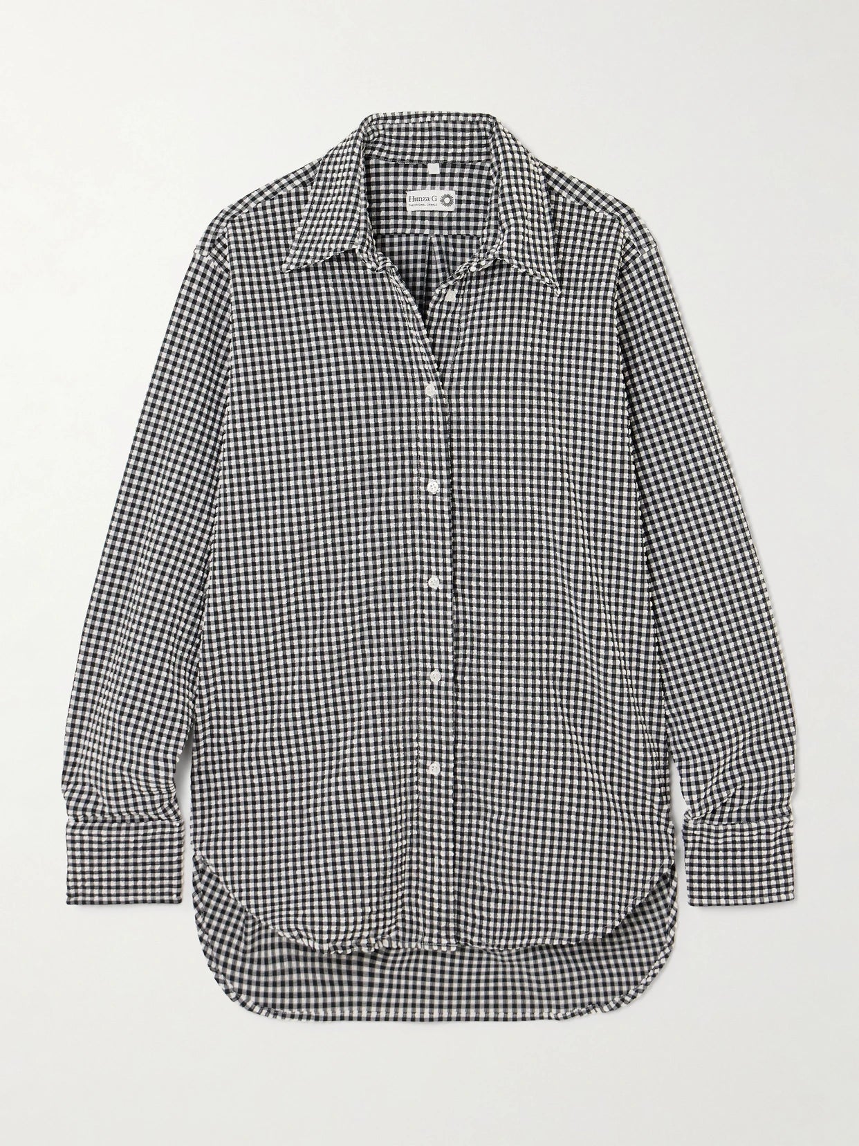 Gingham Seersucker Shirt
