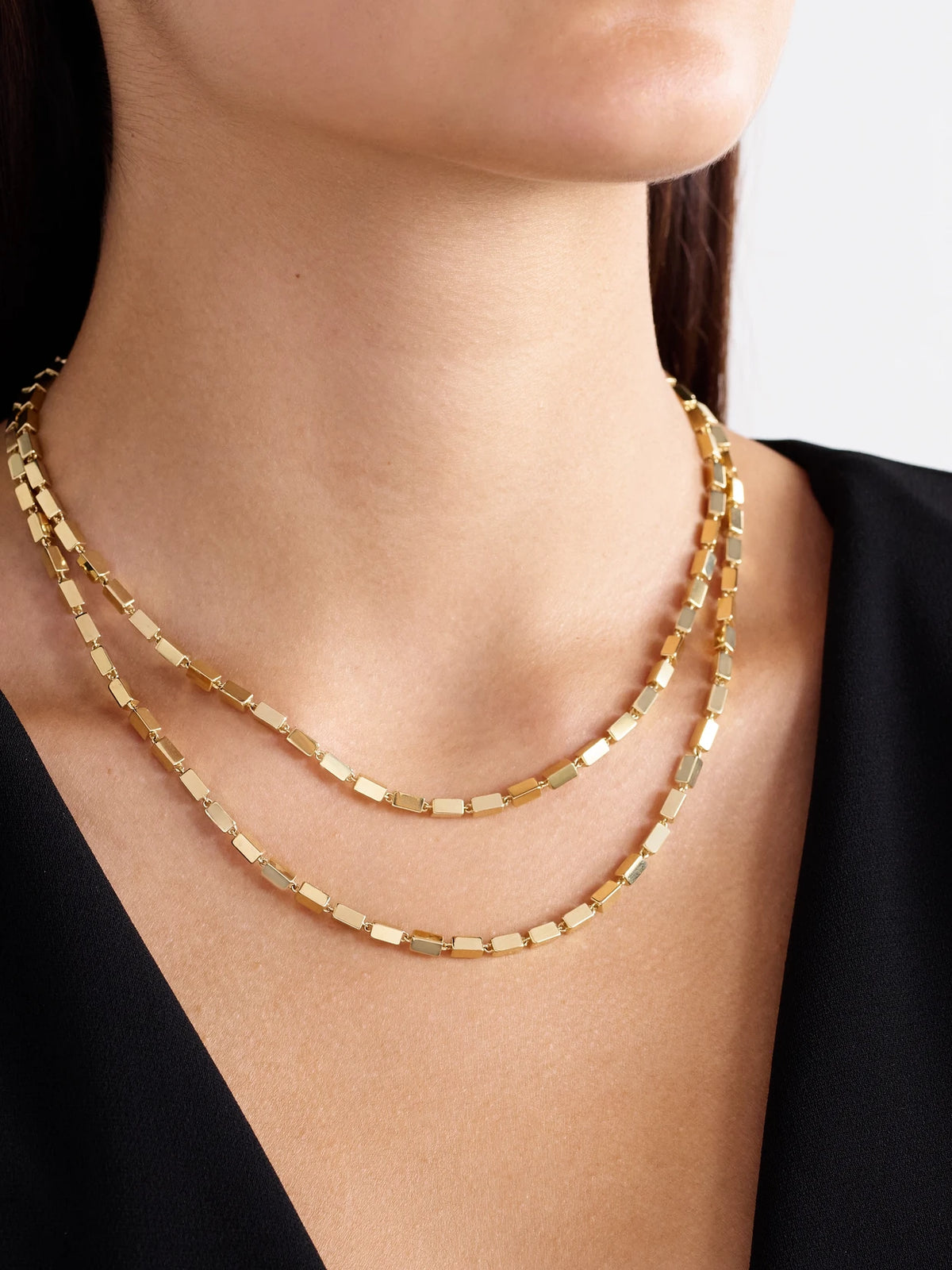 Image of Necklaces. Product name - 18-karat Gold Necklace in Multi colour by brand - Suzanne Kalan