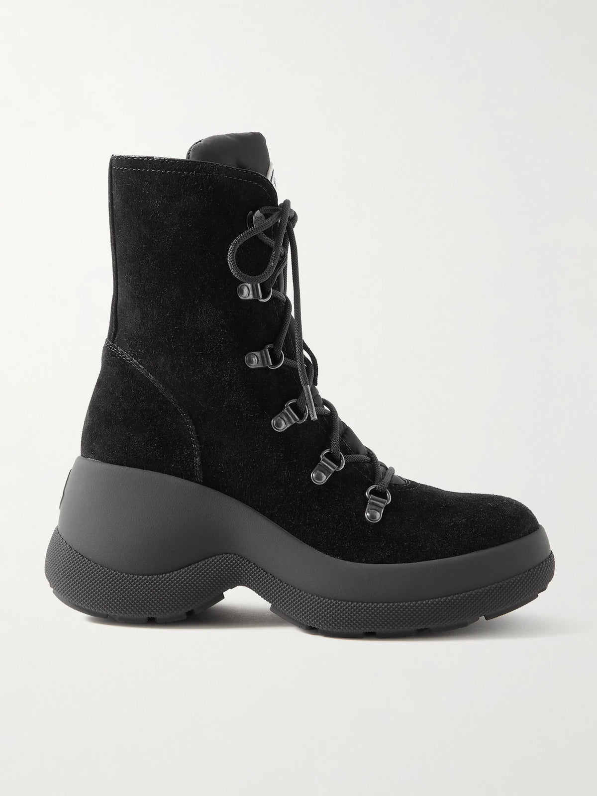 Resile Trek Shell-trimmed Suede Ankle Boots