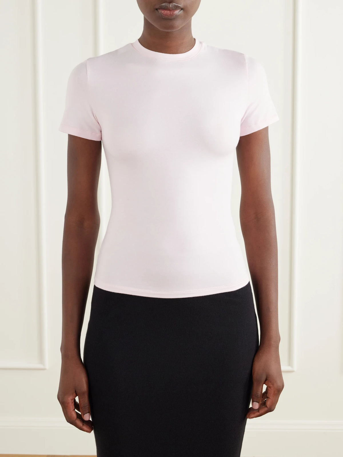 SKIMS Stretch-cotton Jersey T-shirt