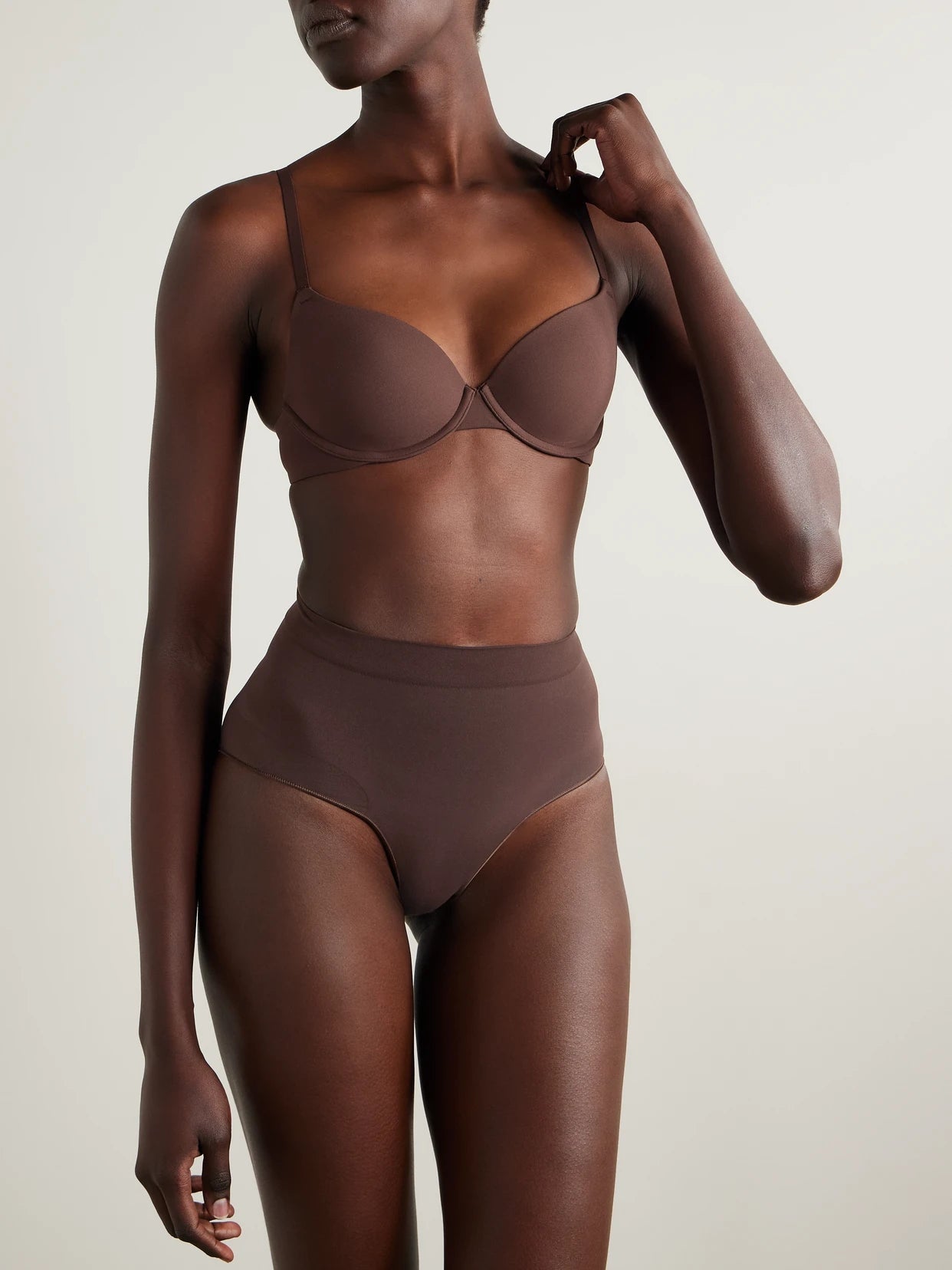 Fits Everybody T-shirt Bra - Cocoa