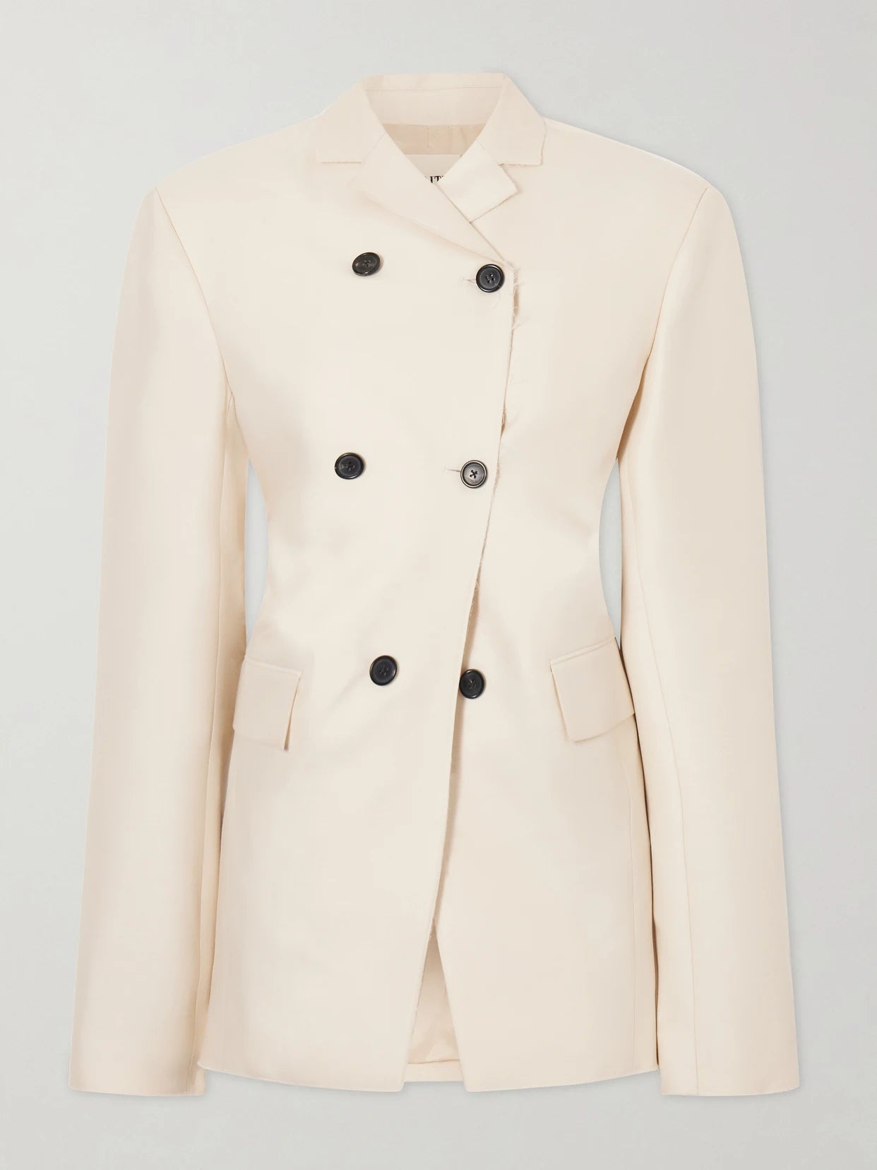 Rolo Double-breasted Wool And Silk-blend Blazer