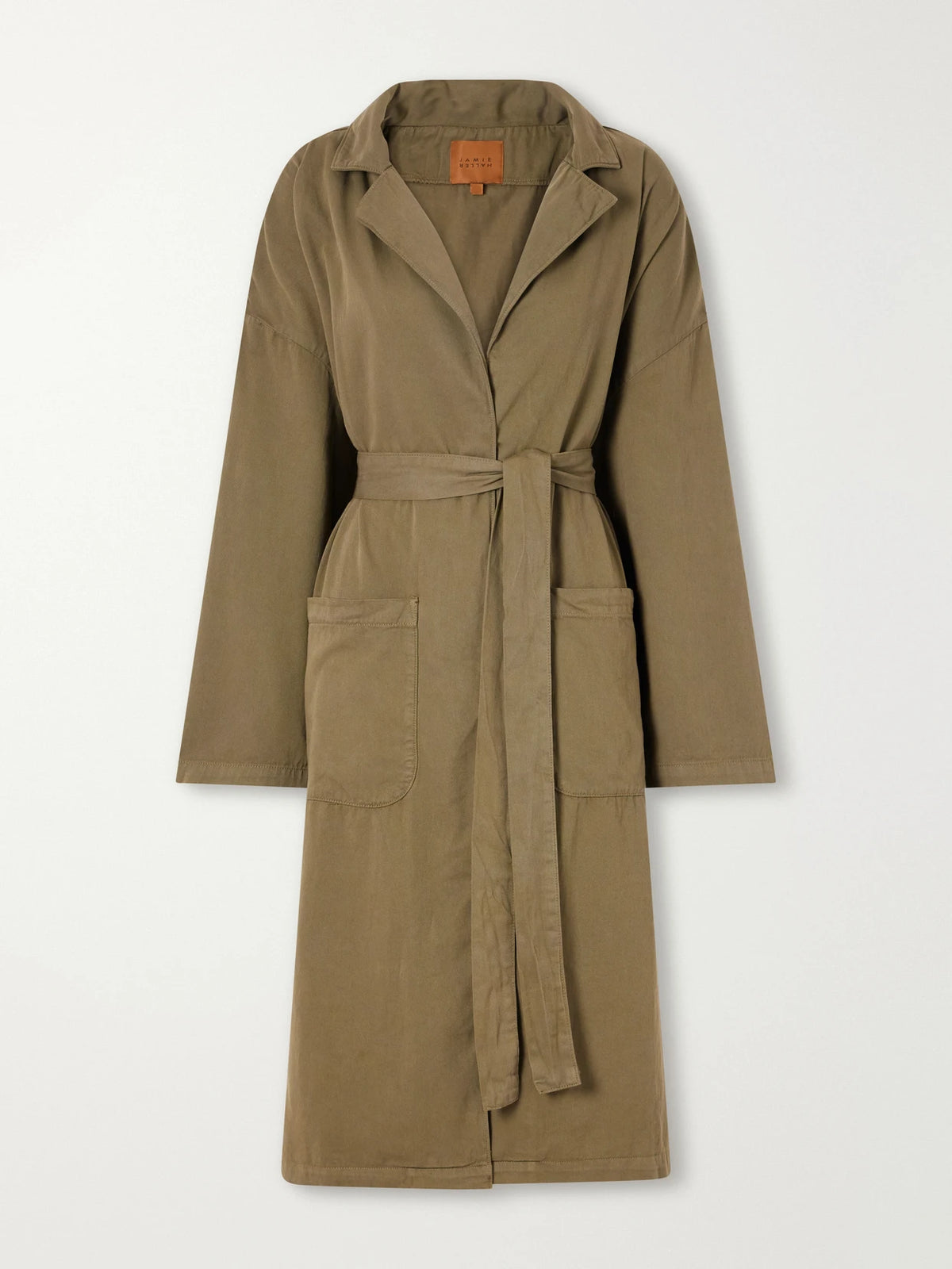 Jamie Haller The York Robe Belted Cotton-twill Coat