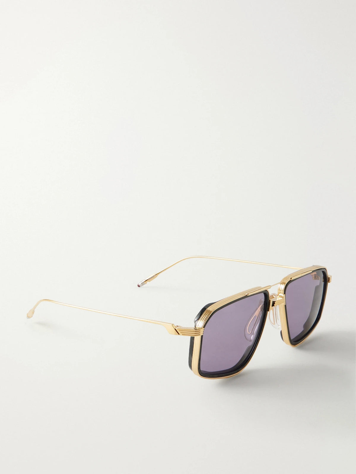 Jacques Marie Mage Jagger Double-bridge Aviator-style Titanium Sunglasses