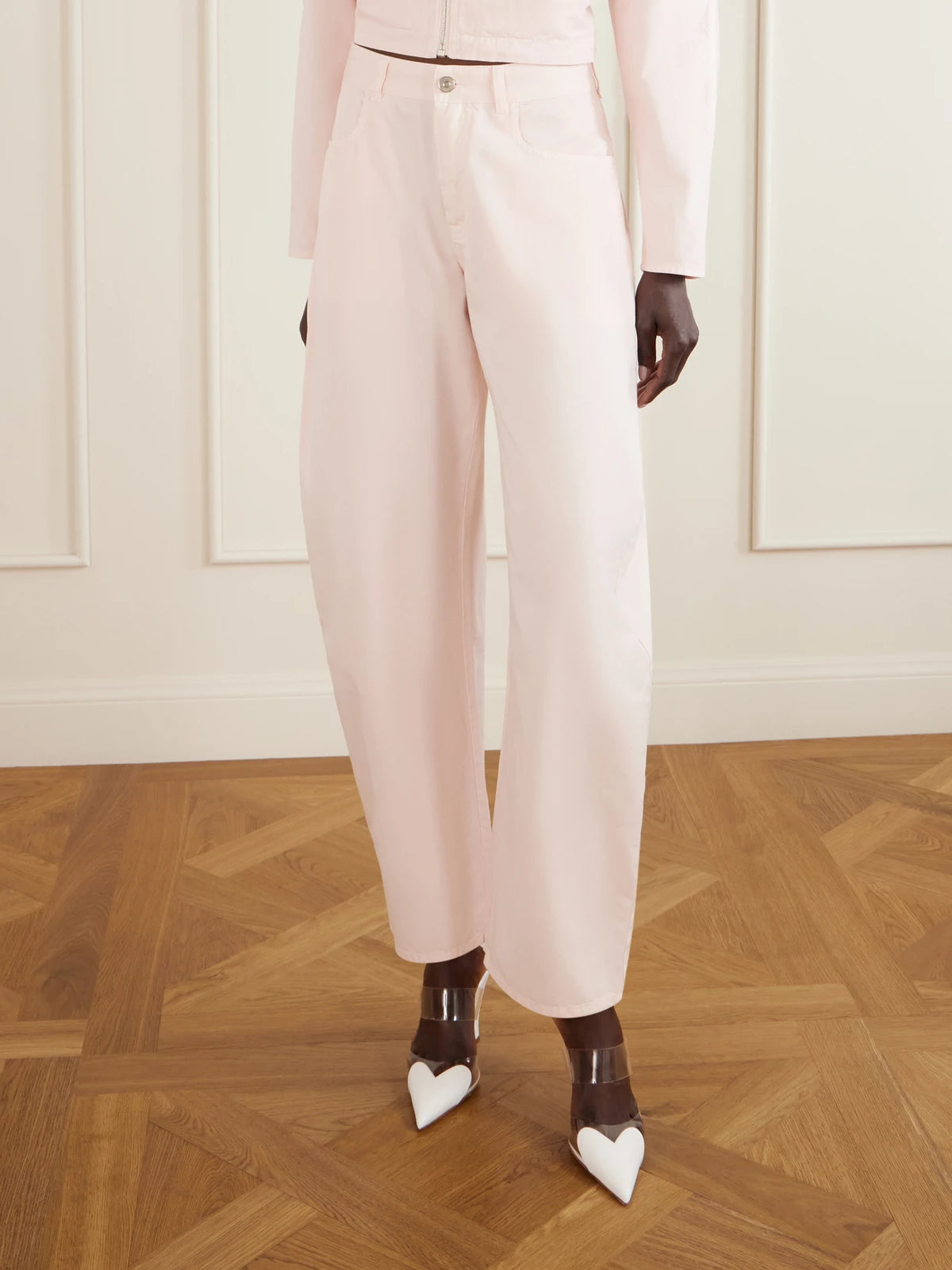 Alaïa Mid-rise Wide-leg Jeans