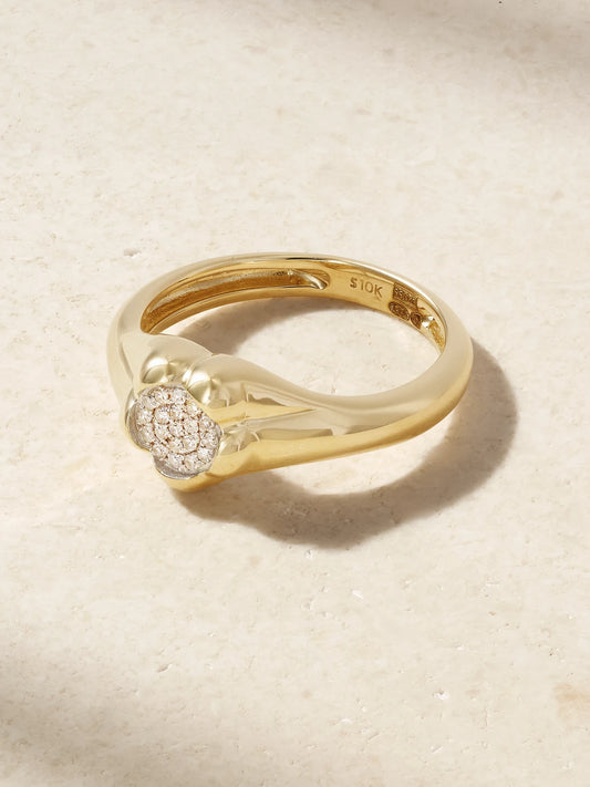 Crosby 10-karat Gold Diamond Ring