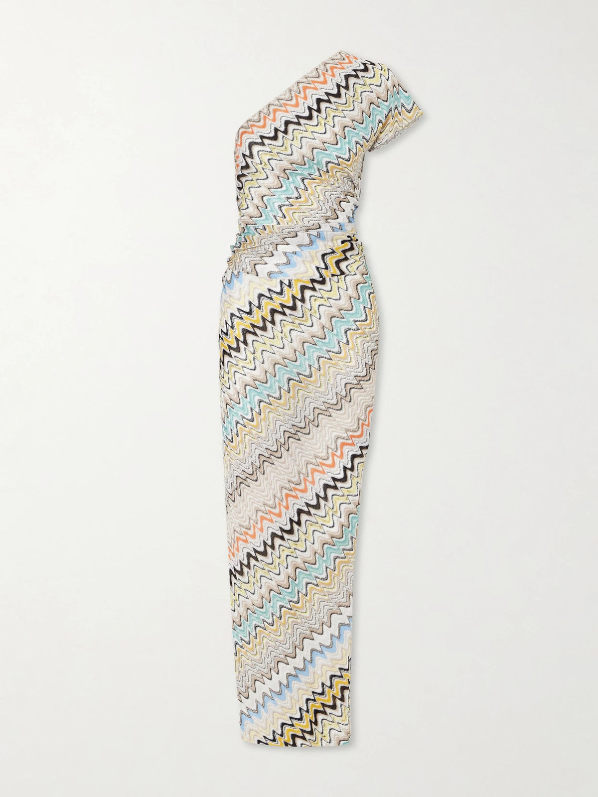 Striped Crochet-knit Maxi Dress