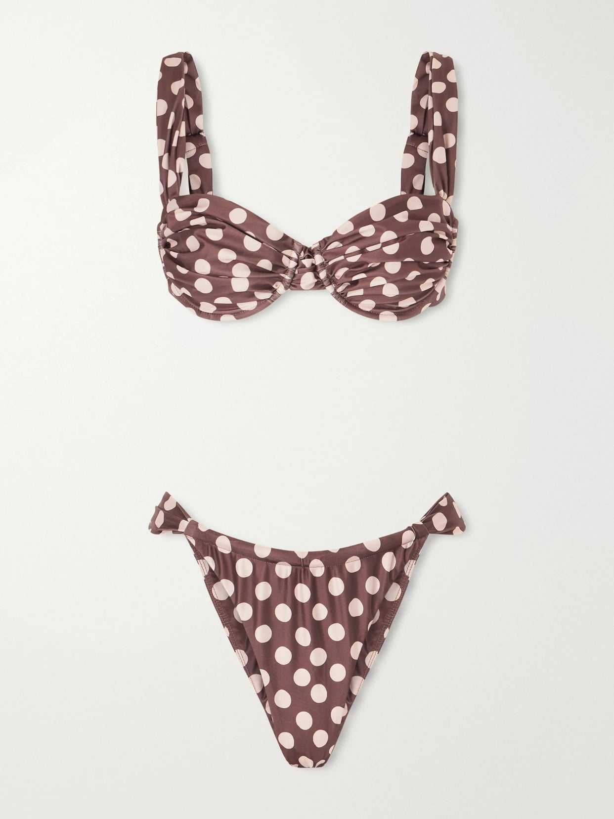 Sol And Andez Polka-dot Recycled Bikini