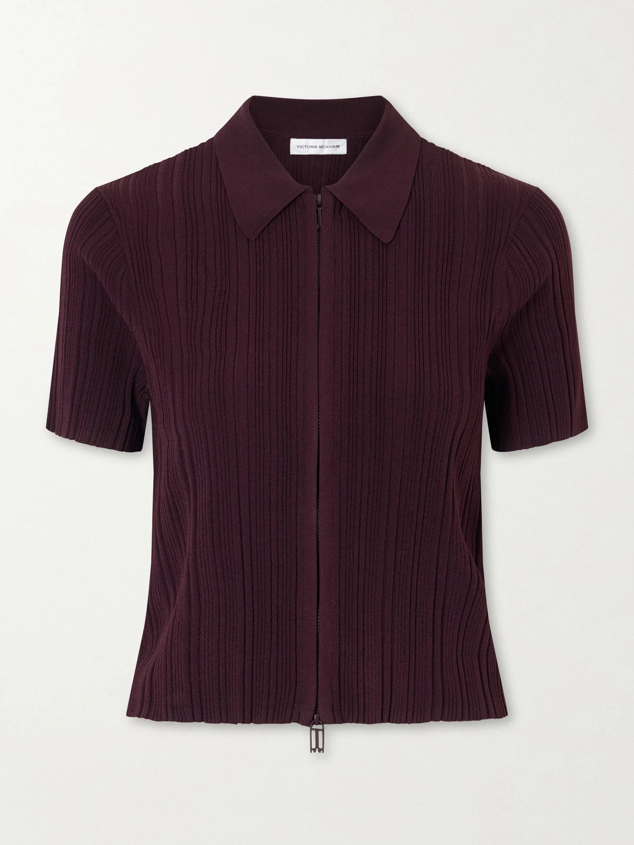 Ribbed Polo Top