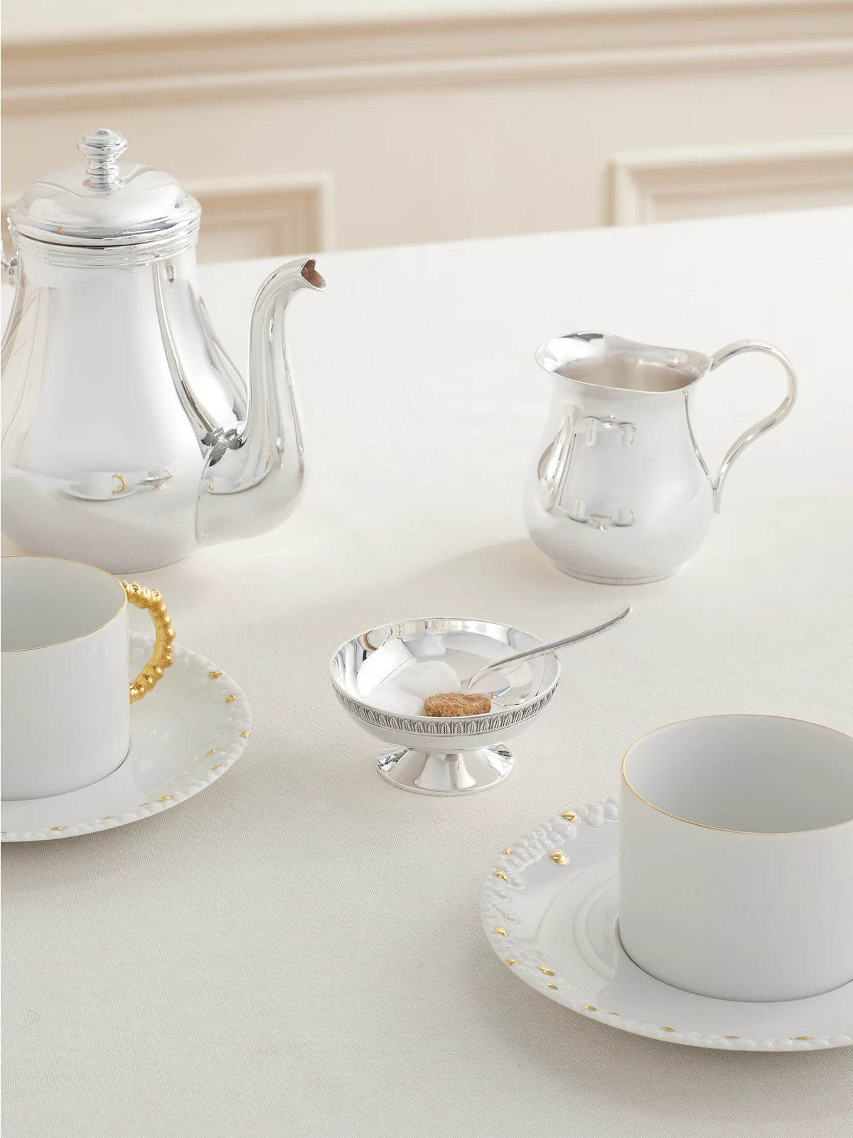Image of Tableware. Product name - Malmaison Silver-plated Bowl in Multi colour by brand - Christofle
