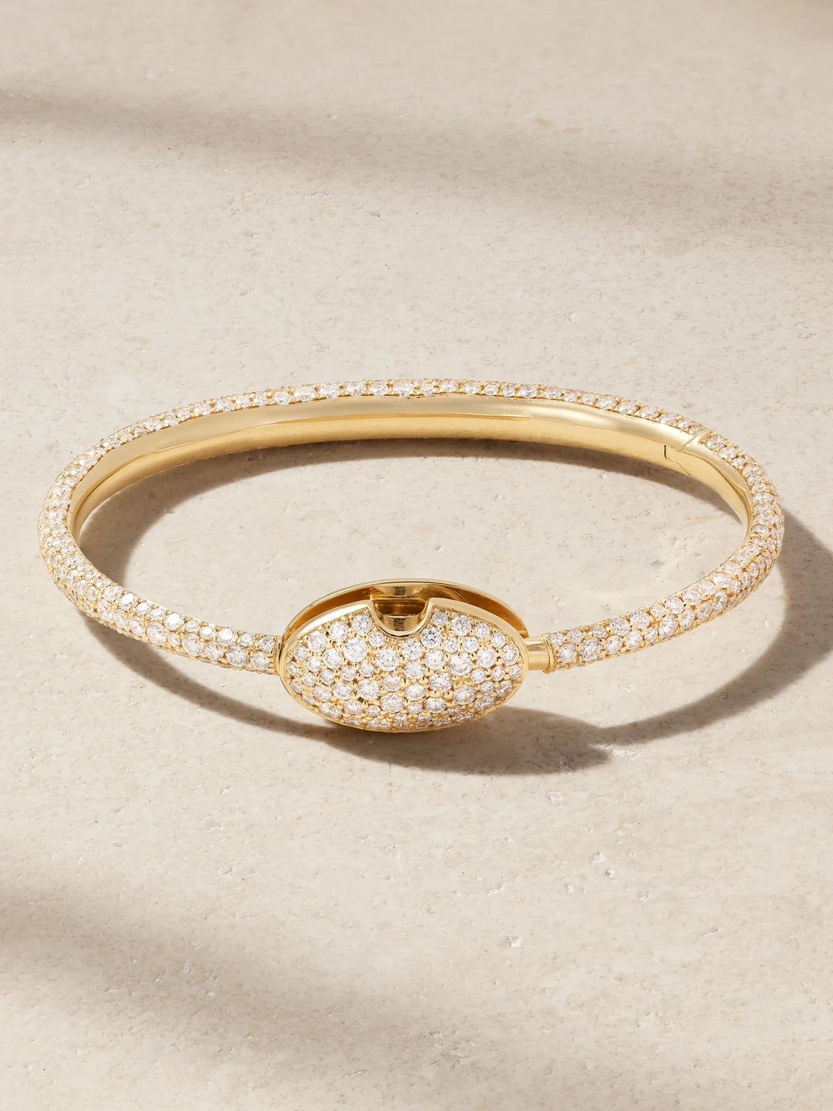 Allstone Oval Musgrave 18-karat Gold Diamond Bracelet