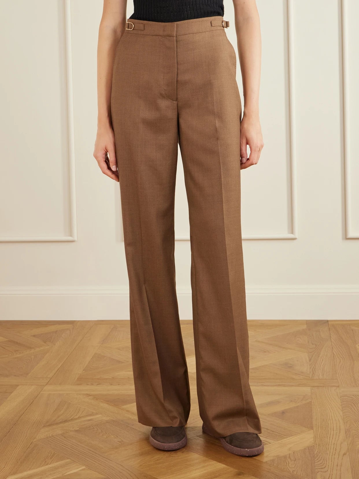 Vesta Wool Straight-leg Pants