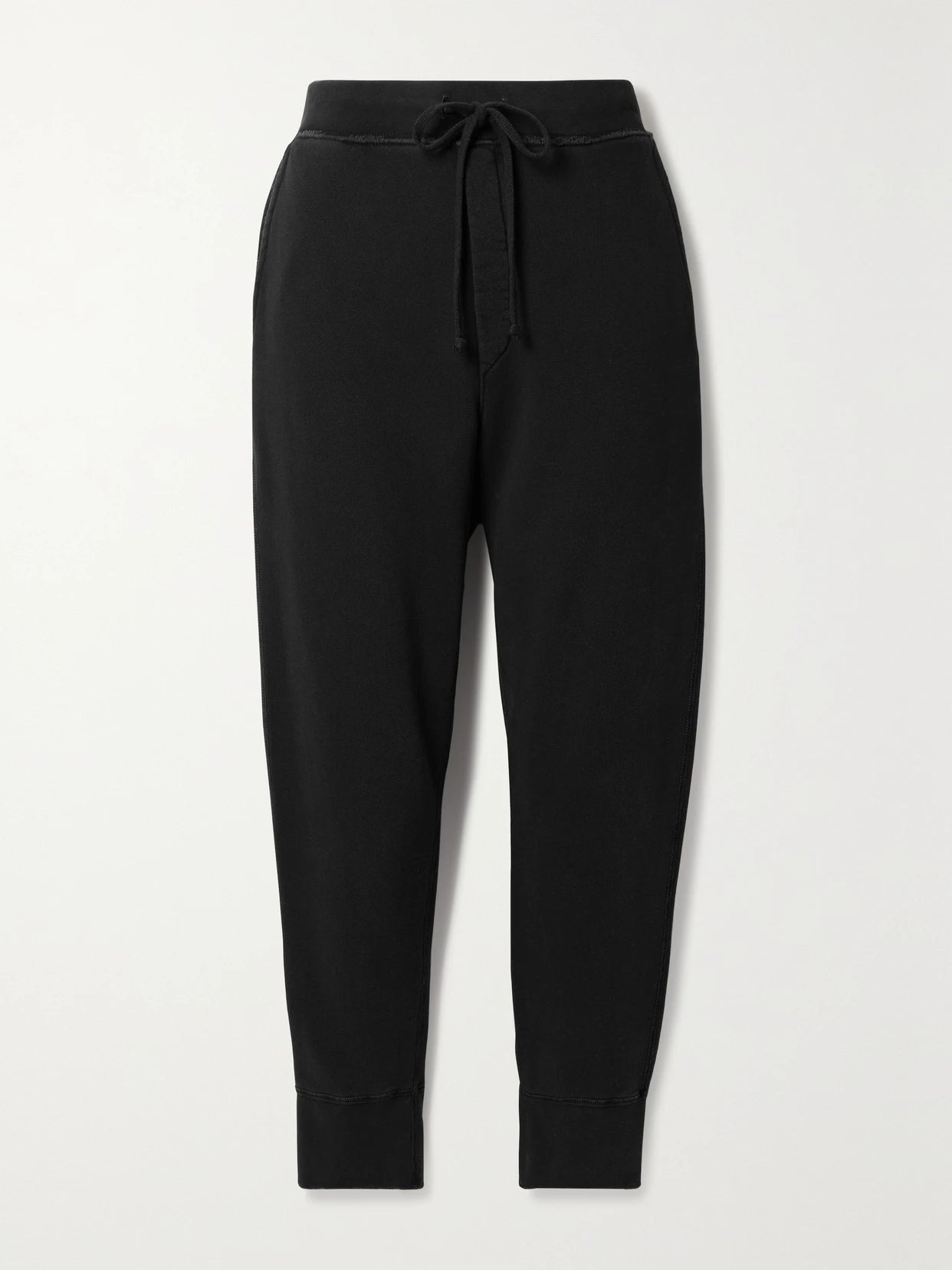 Nolan Cropped Cotton-jersey Track Pants
