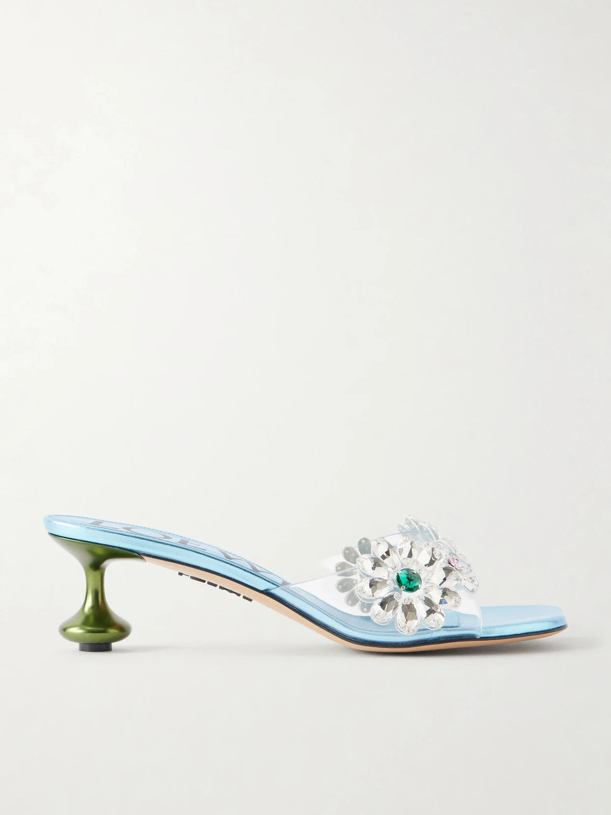 + Paula'a Ibiza Flower Embellished Pvc Mules