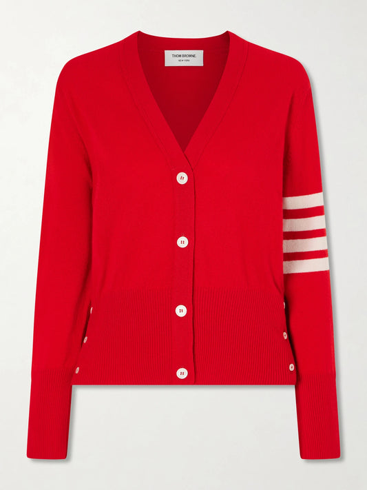 Thom Browne 4-bar Cashmere Cardigan