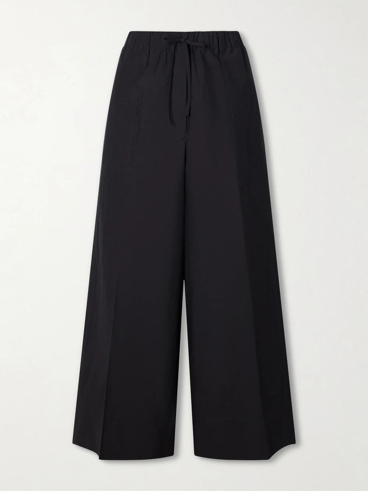 TOTEME Wide Summer Cotton-blend Wide-leg Pants