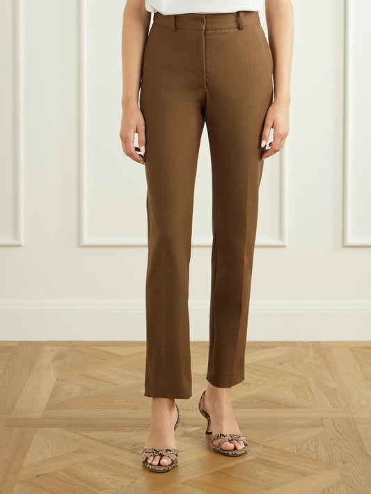 Joseph New Coleman Cotton-blend Gabardine Straight-leg Pants