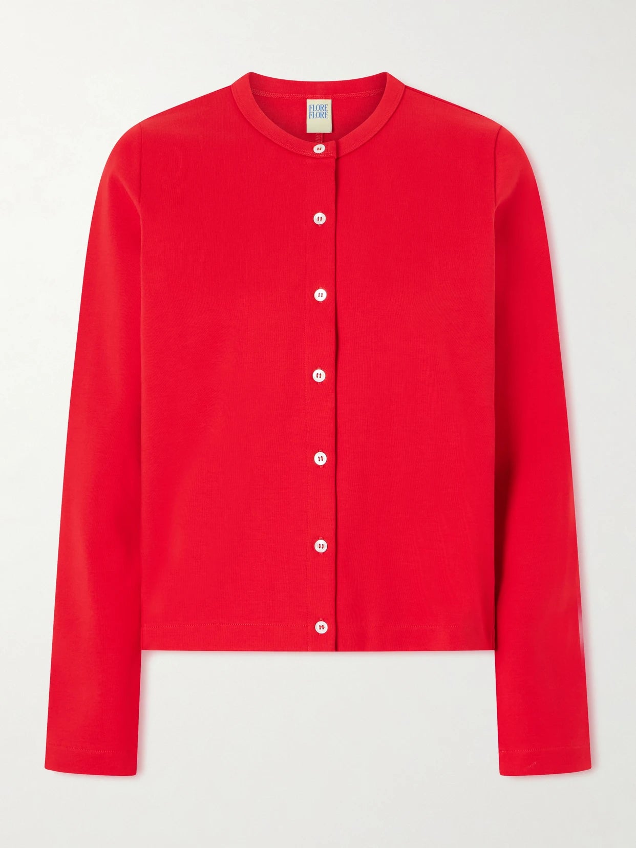 Poppy Organic Cotton-jersey Cardigan