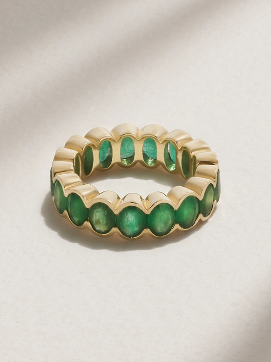 14-karat Gold Emerald Ring