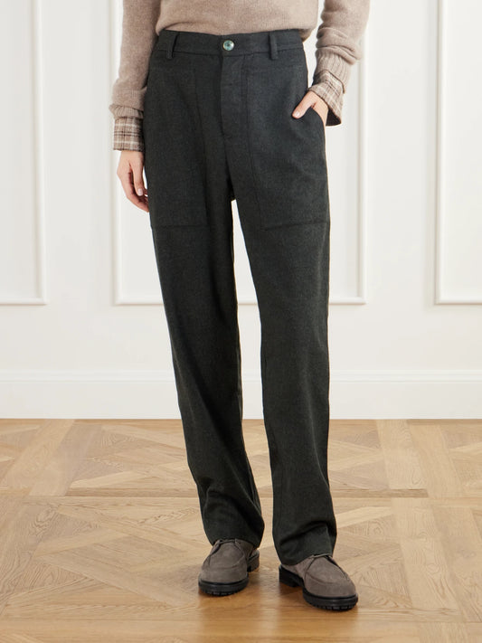 God's True Brushed Cashmere Wide-leg Pants
