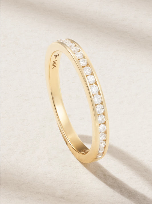 14-karat Recycled Gold Diamond Ring