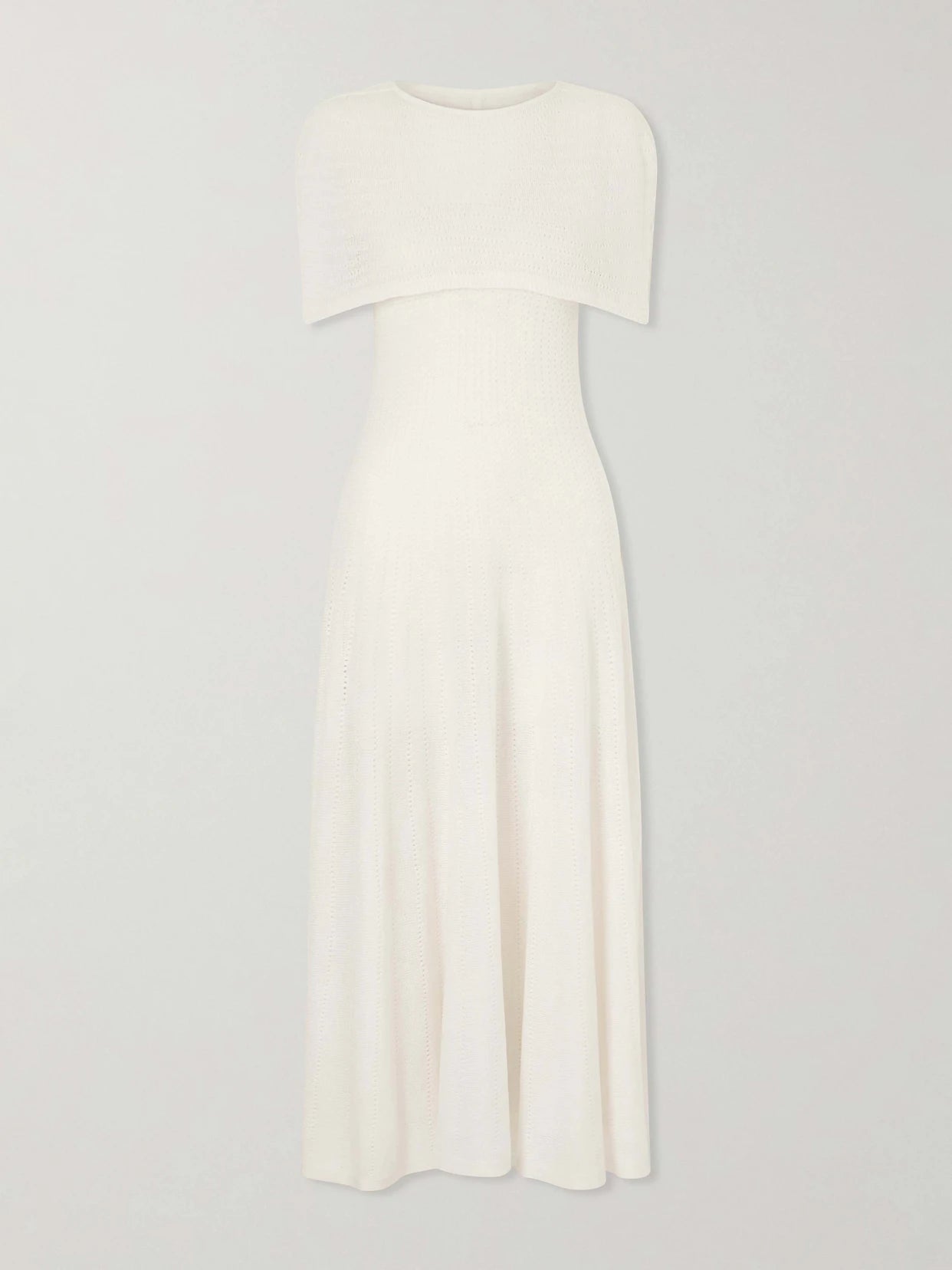 Cordelia Crocheted Cotton, Silk And Cashmere-blend Maxi Dress