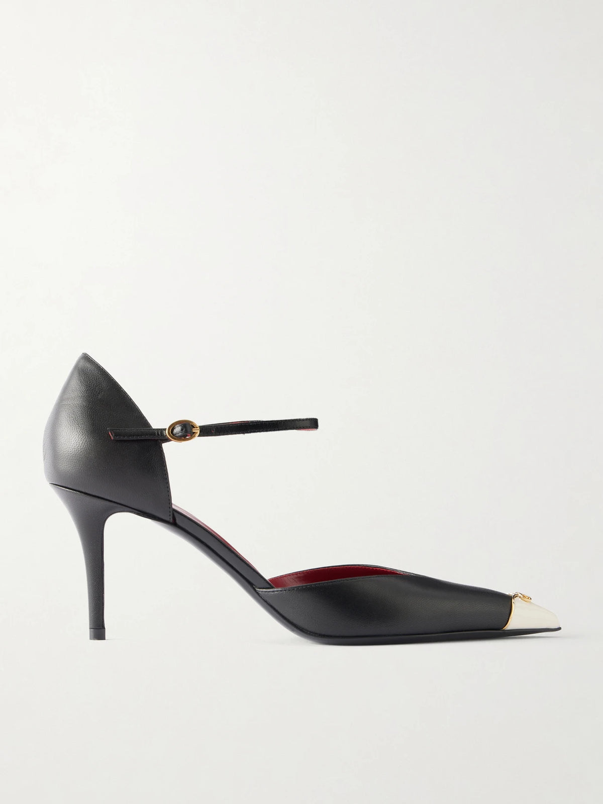 75 Logo-embellished Leather Pumps